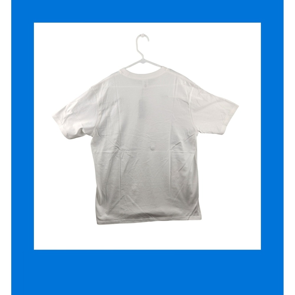 NWT Seoul Projects SP Men's Sport Tee White Blue Graphic Logo XL - Picture 3 of 10